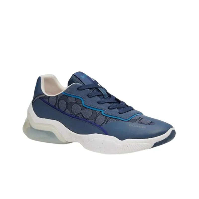 COACH CitySole Low Top Casual Shoes Men's Blue-2