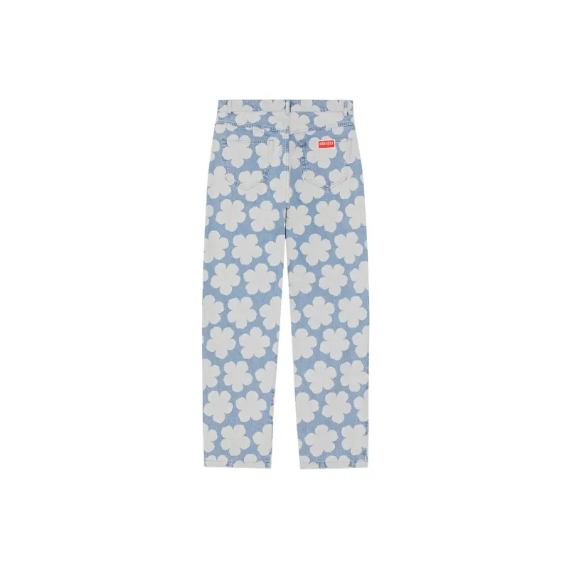 KENZO Printed Loose Fit Jeans-1