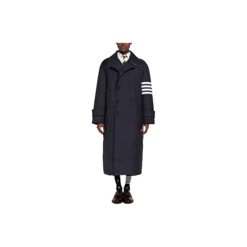 THOM BROWNE Coats Men Blue