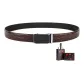 Brown Printer Ribbons Silver Buckle+Premium Box
