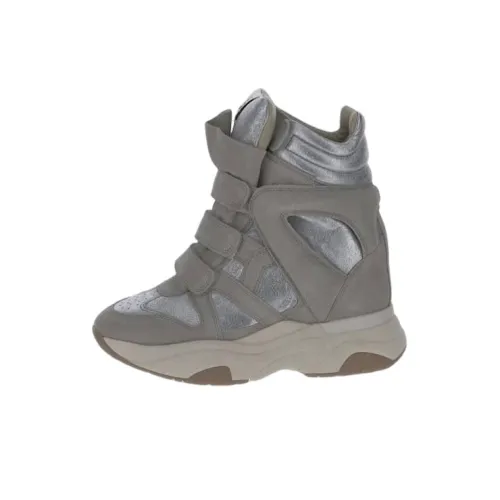 ISABEL Walking Balskee High Top Casual Shoes Women's Silver