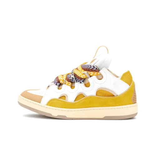 Lanvin Curb Sneakers 'White Yellow'