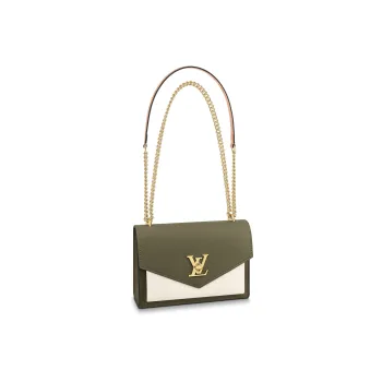 LOUIS VUITTON MYLOCKME Grained Calfskin Chain Bag, Shoulder Bag, Crossbody Bag Women's