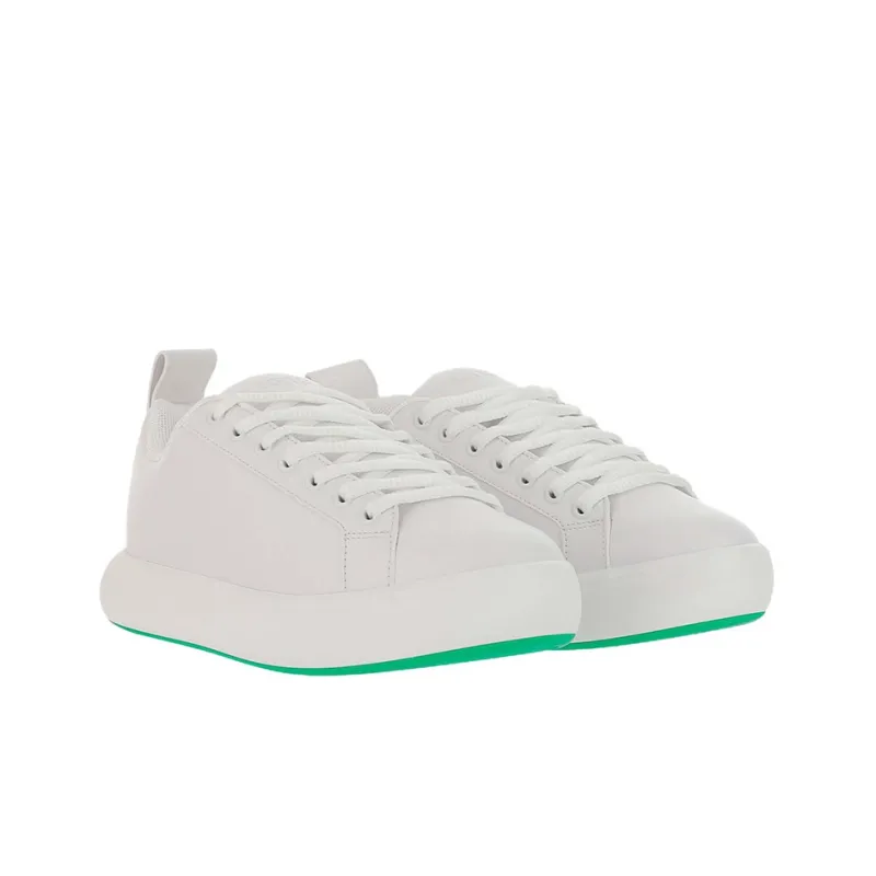 Bottega Veneta Pillow Skateboard Shoes Women's White-1