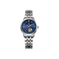 Blue Dial Steel Band Women's Watch