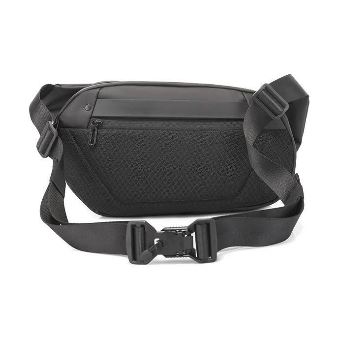 TANGCOOL Oxford Sling Bag Shoulder Bag Crossbody Bag Small Size Men's Black-4