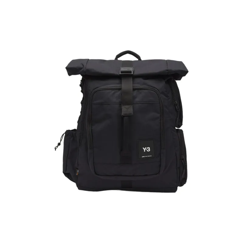 Y 3 Nylon Backpack Regular Unisex Black-0