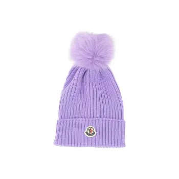 Moncler Wool Beanies Kids' Purple