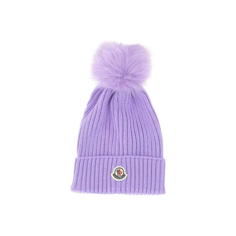 Moncler Wool Beanies Kids' Purple-0