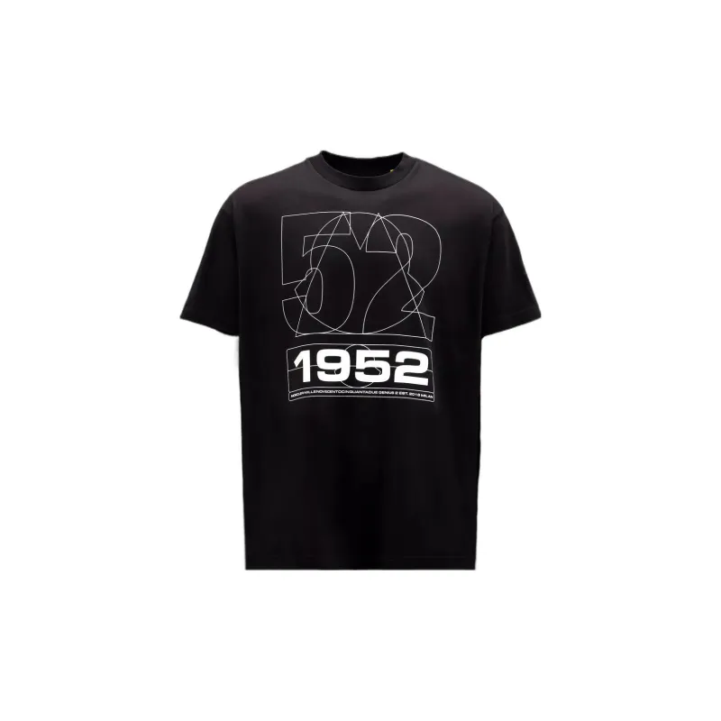 MONCLER GENIUS MONCLER GENIUS 1952 Series T Shirts Men Black-0