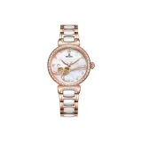 White Dial Ceramic Women's Watch