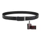 Black Strap Silver Buckle+Premium Box