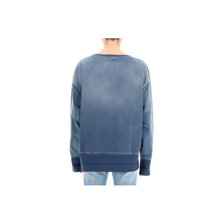 Maison Margiela Sweatshirt Men's Blue Gray-3