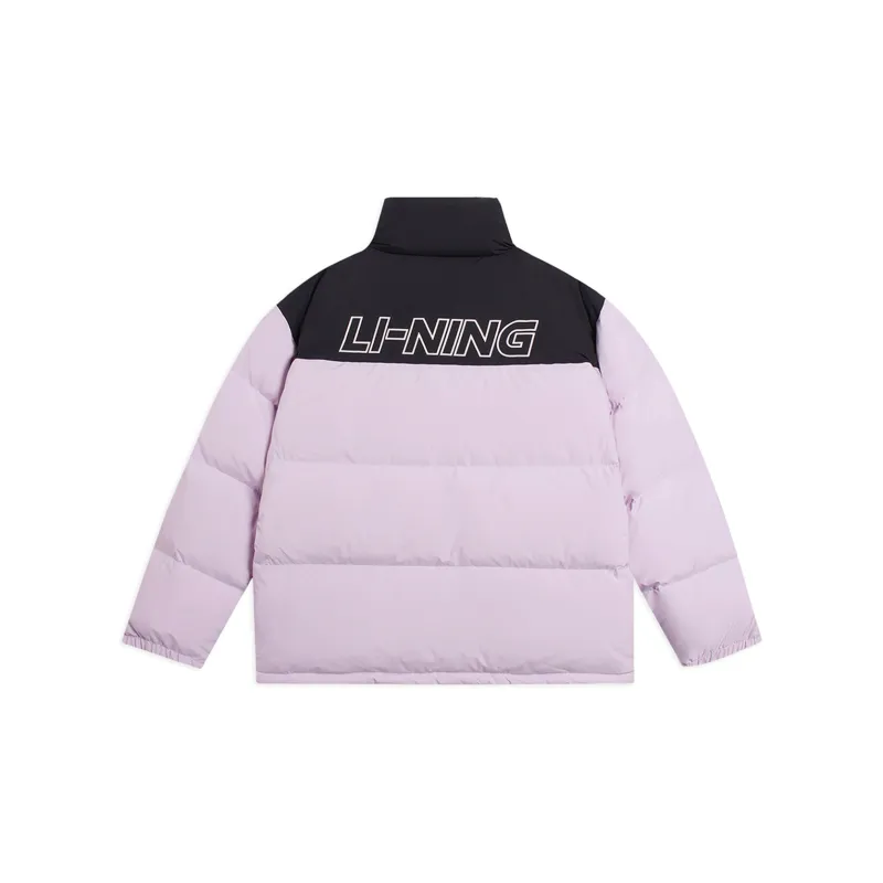 LiNing Down Jacket Unisex Pale Light Purple-1