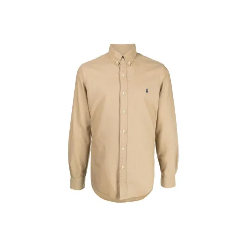 Polo Ralph Lauren Shirts Men Khaki