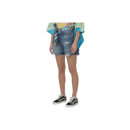 R13 Denim Shorts Women's Blue