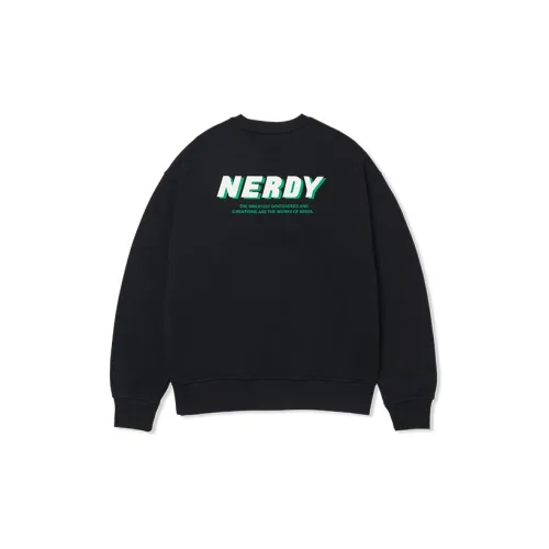 Nerdy Sweatshirts Unisex Black