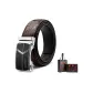 Brown Printer Ribbons Silver Buckle+Premium Box