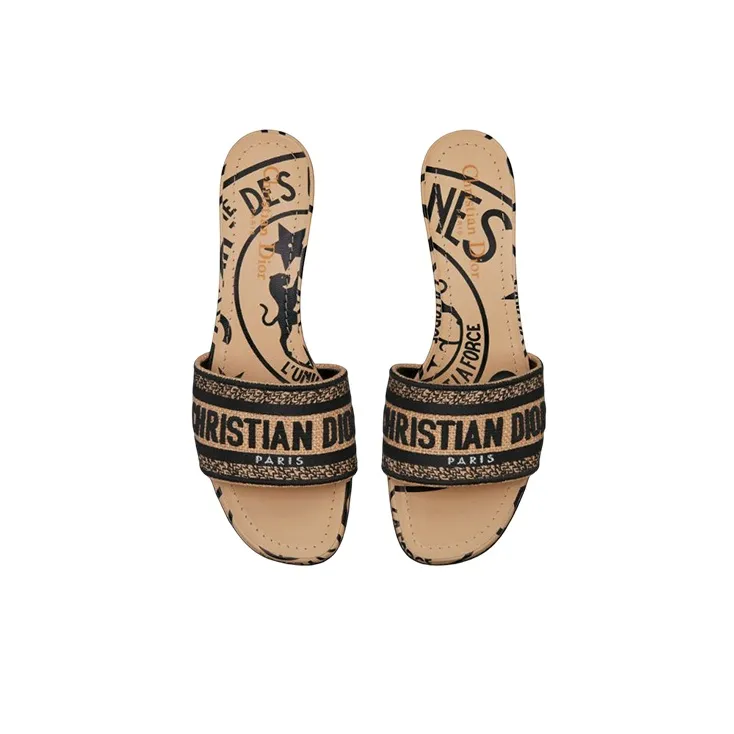 DIOR Dway Stylish Sandals Women's Beige-4