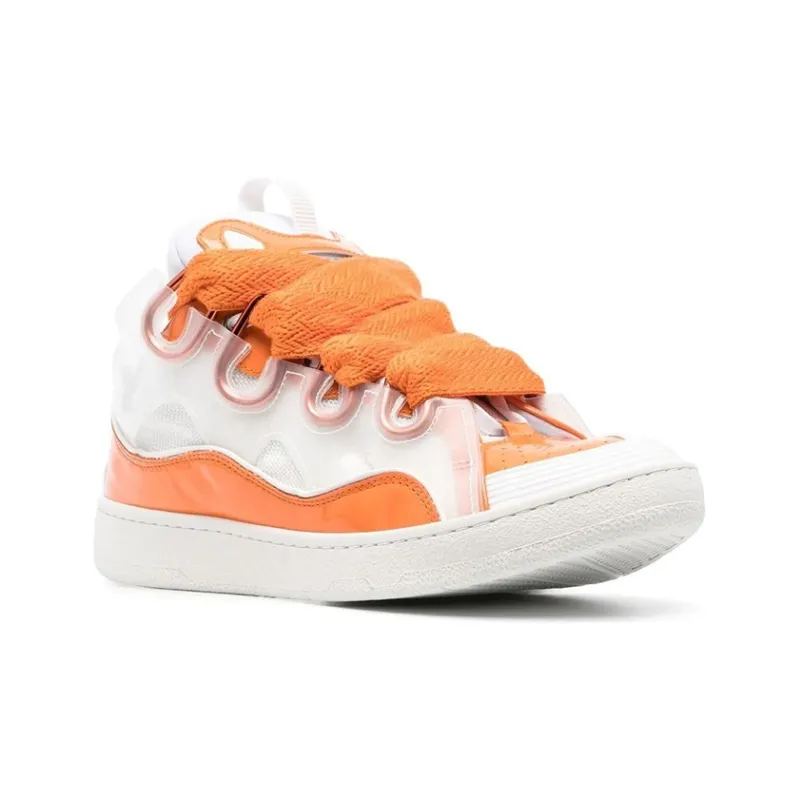 Lanvin Curb Sneaker White Light Blue-2