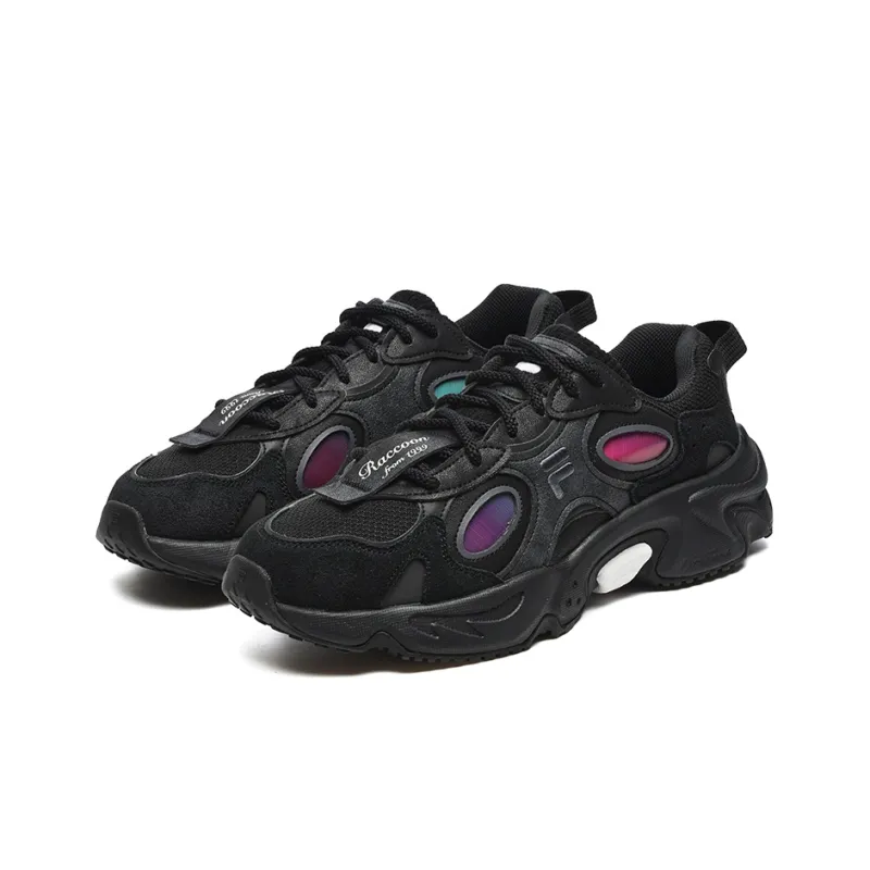 FILA FUSION Raccoon Sneakers 'Black'-1