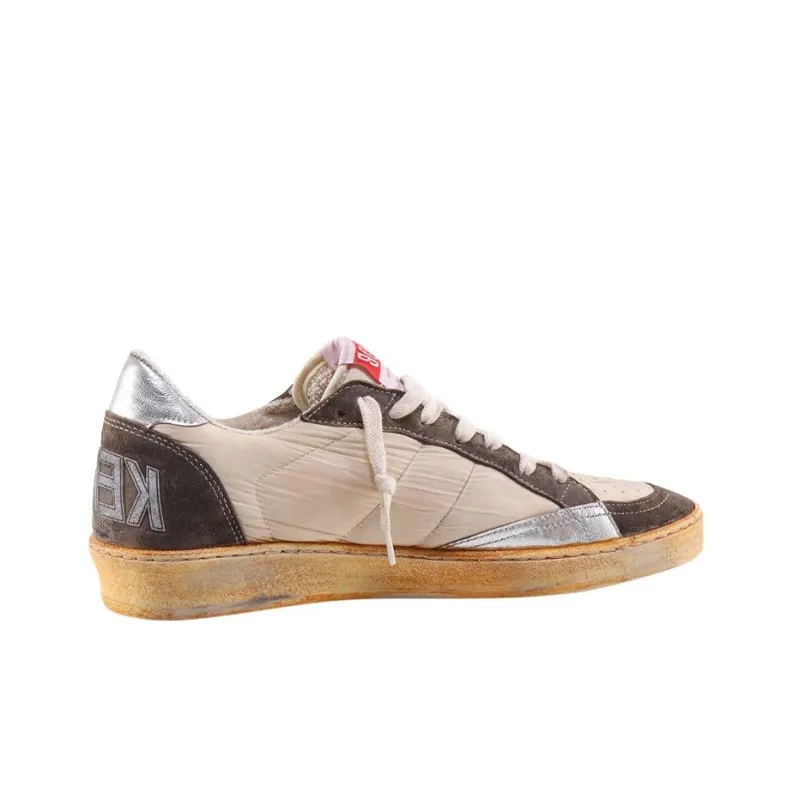 Golden Goose Ball Star Stylish Skateboarding Shoes Men's Brown-2