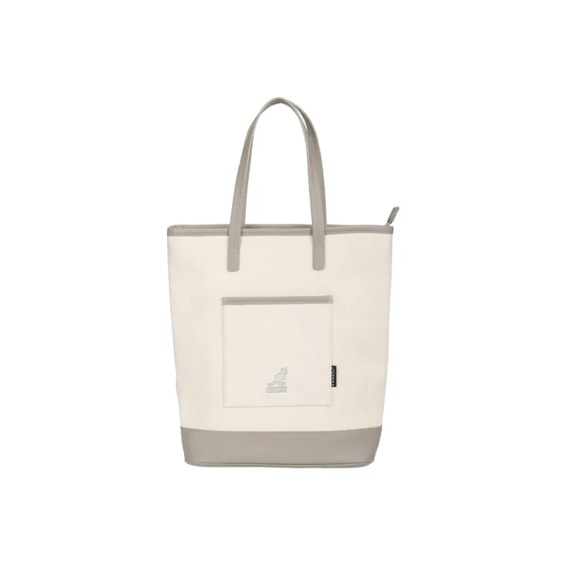 KANGOL Canvas Tote Bag Shopping Bag Handbag Shoulder Bag Crossbody Bag Large Size Women's Multicolor-6