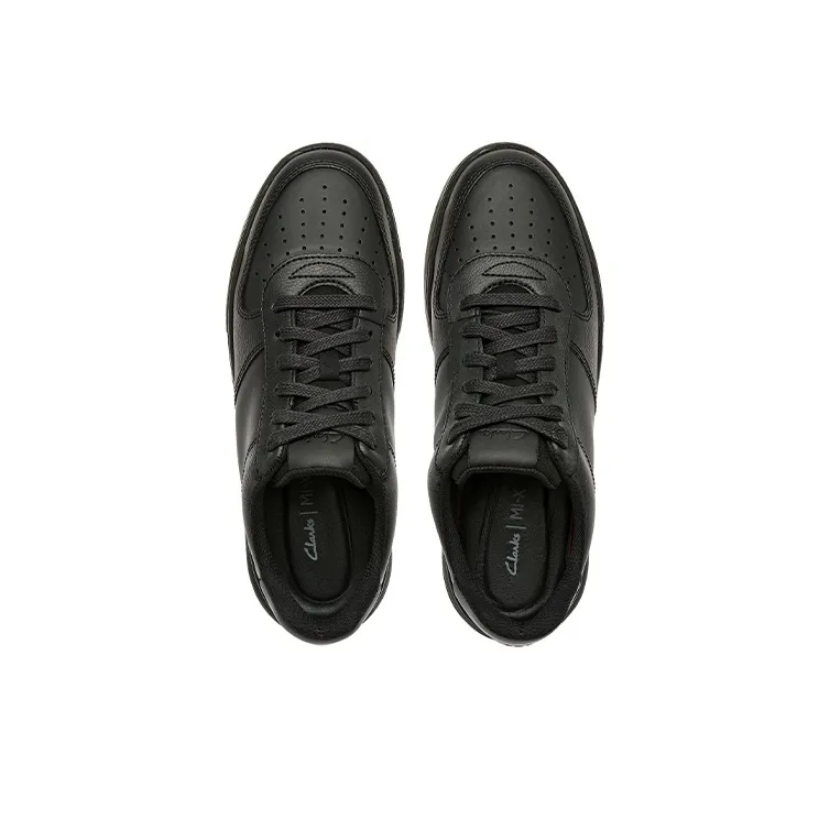 clarks CourtLite Tie Leather Sneakers-2