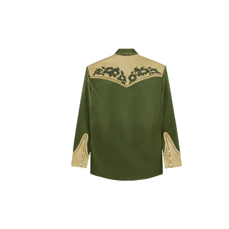 KENZO X Nigo Western Flower Limited Collection Shirt Men's Khaki-1