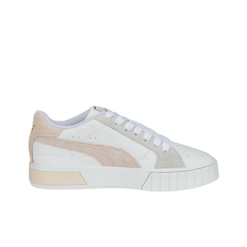 PUMA Cali Star Mi Anti-Slip Wear-Resistant Low-Top Skateboard Shoes Women's Pink White-1