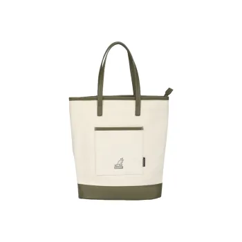KANGOL Canvas Tote Bag Shopping Bag Handbag Shoulder Bag Crossbody Bag Large Size Women's Multicolor