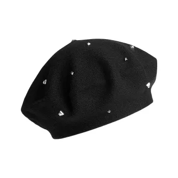 HERMES Berets Women's Black