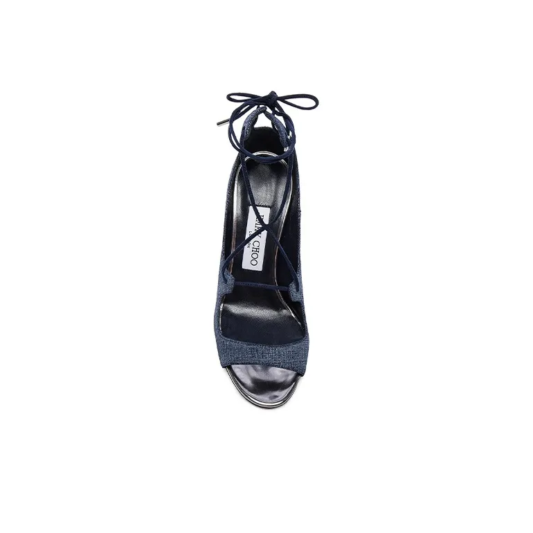 Jimmy Choo Vernie Strap Sandals Women's Blue-3