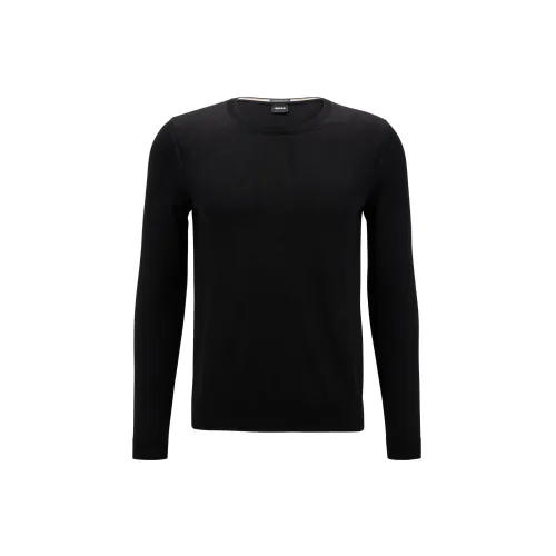 HUGO BOSS Sweaters Men Black