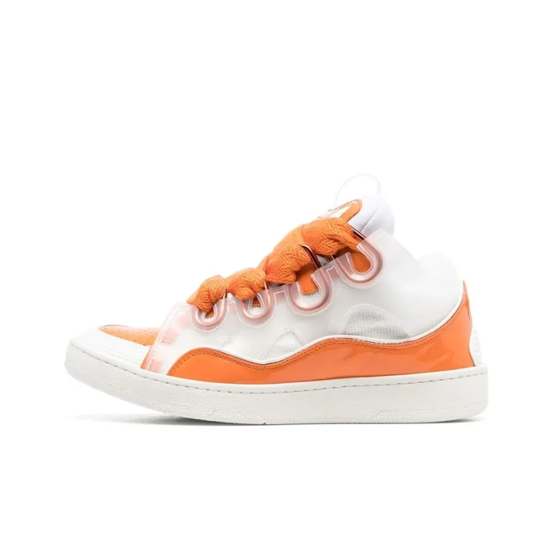 Lanvin Curb Sneaker White Light Blue-0