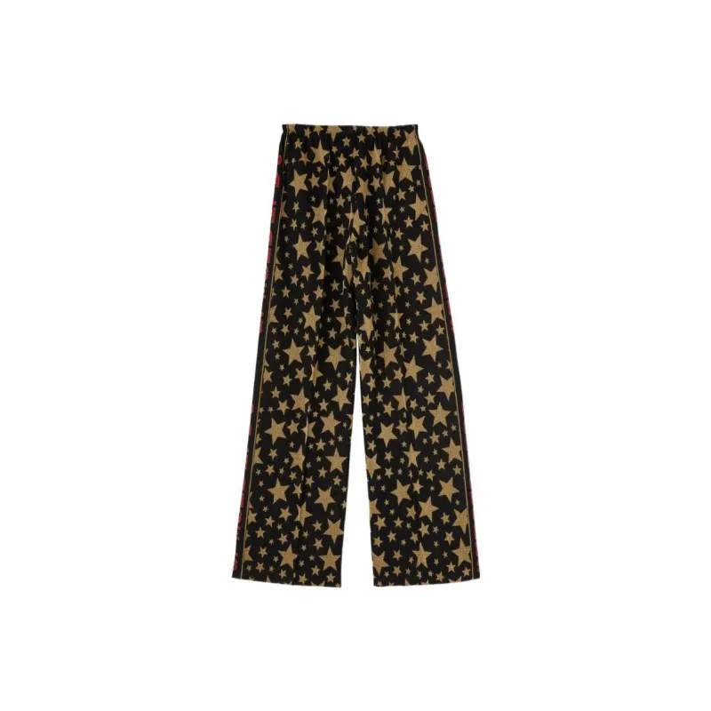 PALM ANGELS Knitted Sweatpants Women's Black-1