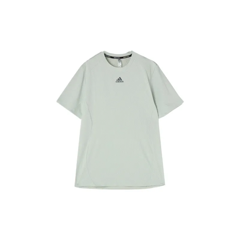 Adidas T Shirts Men Mint Green-0