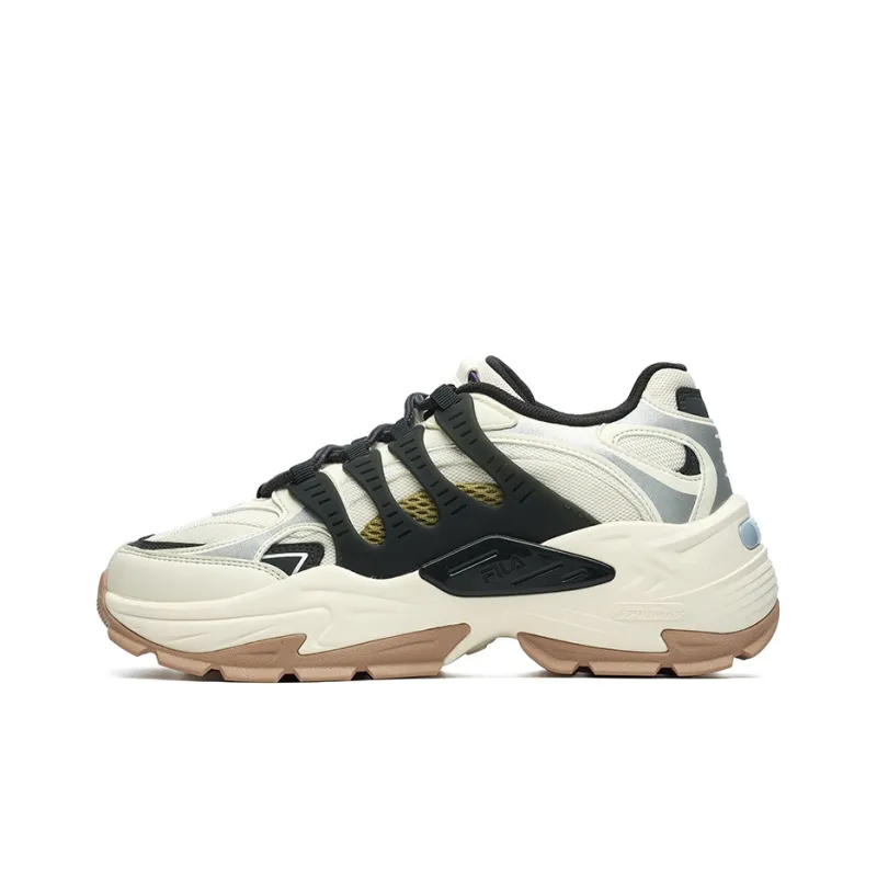 FILA Corallo Low Top Casual Shoes Women's Antique White Color Contour Gray-0