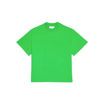 Ami Paris Organic cotton Drop shoulder T shirt