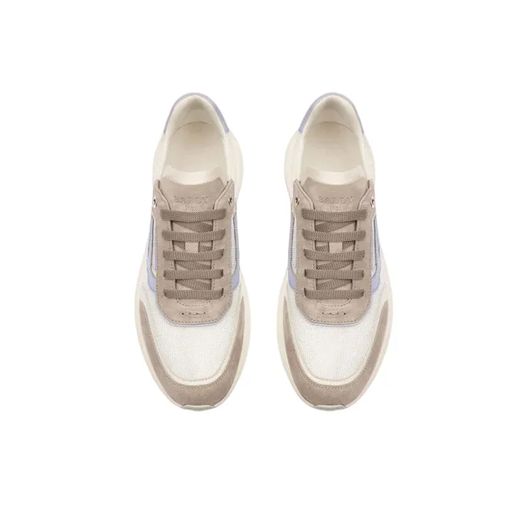 BALLY Demmy Casual Shoes Women's Low-Top Gray/White-2
