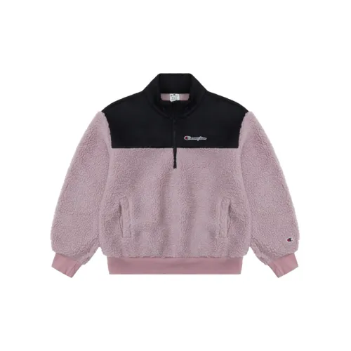 Champion Velvet Jackets Unisex Pink/Seam