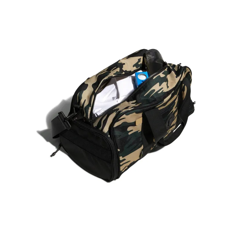 Adidas Recycled Polyester Handbag Shoulder Bag Crossbody Bag Gym Bag Large Size Men's Hemp/Dark Green/Carbon Black-3