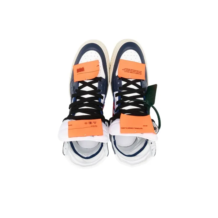 OFF WHITE Off Court 3.0 High White Navy Blue FW22-4