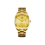 Gold-Tone Steel Band Men's Watch