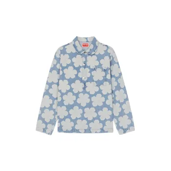 KENZO X Nigo Hana Dots Limited Collection Shirts Men Blue