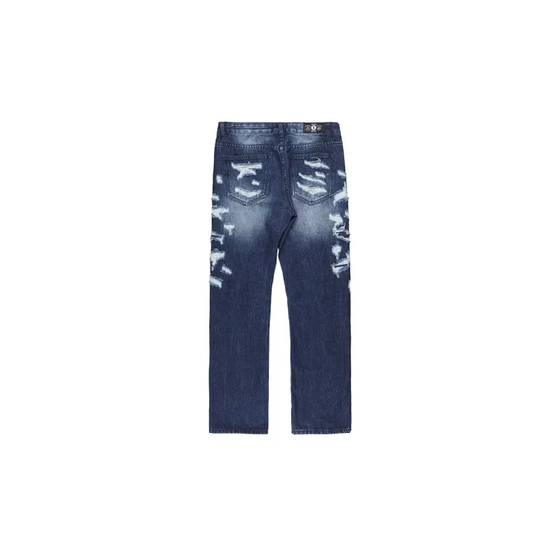 XINYINSU Jeans Unisex Sky Blue-1