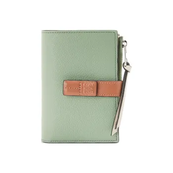 LOEWE Soft Grain Calfskin Wallet Women's Rosemary Tan