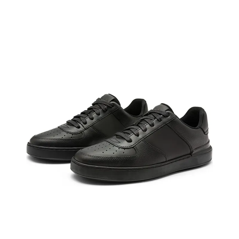clarks CourtLite Tie Leather Sneakers-1