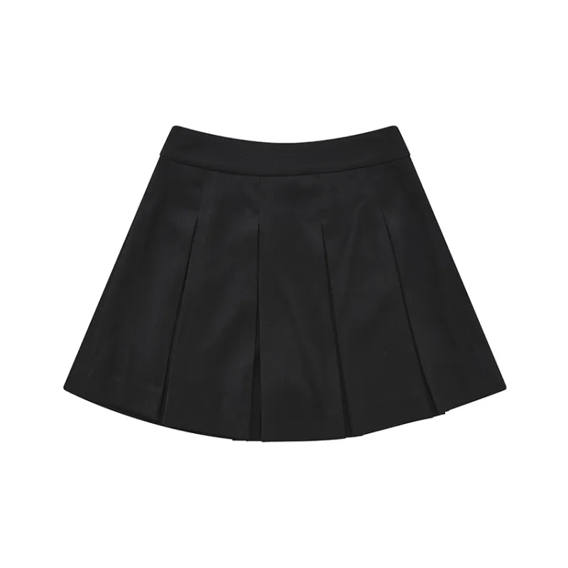 FILA FUSION Casual Short Skirts Women's Pitch Black-1