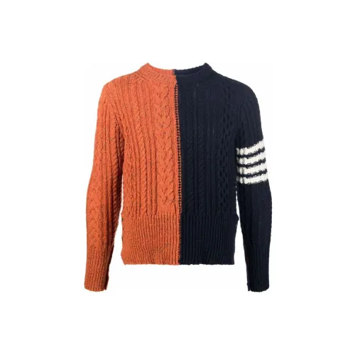 THOM BROWNE Sweaters Men Orange Red